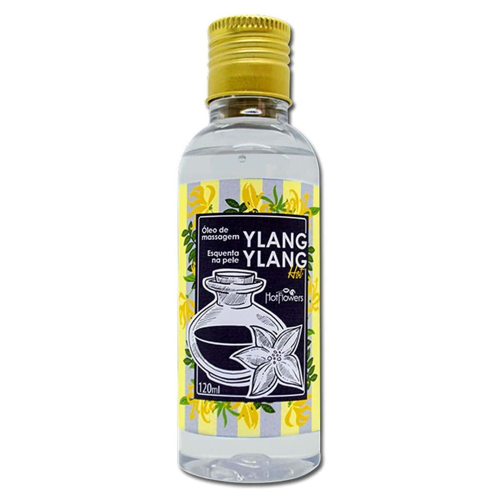Óleo de Massagem Tântrica - Ylang Ylang 120ml Hot Flowers