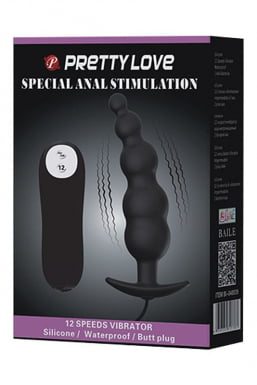 Plug Anal com Vibro Escalonado - Stimulation II 