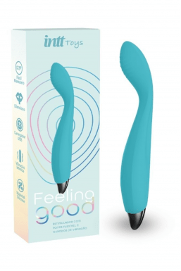 Vibrador Flexível - Feeling Good - Intt - Azul Tiffany