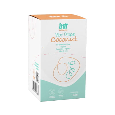 Gel Estimulante Vibe Drops Coconut - Intt Wellness