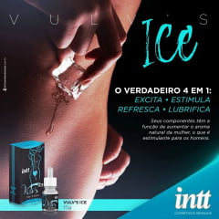 VULV'S ICE -  LUBRIFICANTE E EXCITANTE FEMININO - INTT 15G