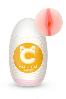 Masturbador EGG em Cyberskin - Magic Cat Sweety - Formato Vagina