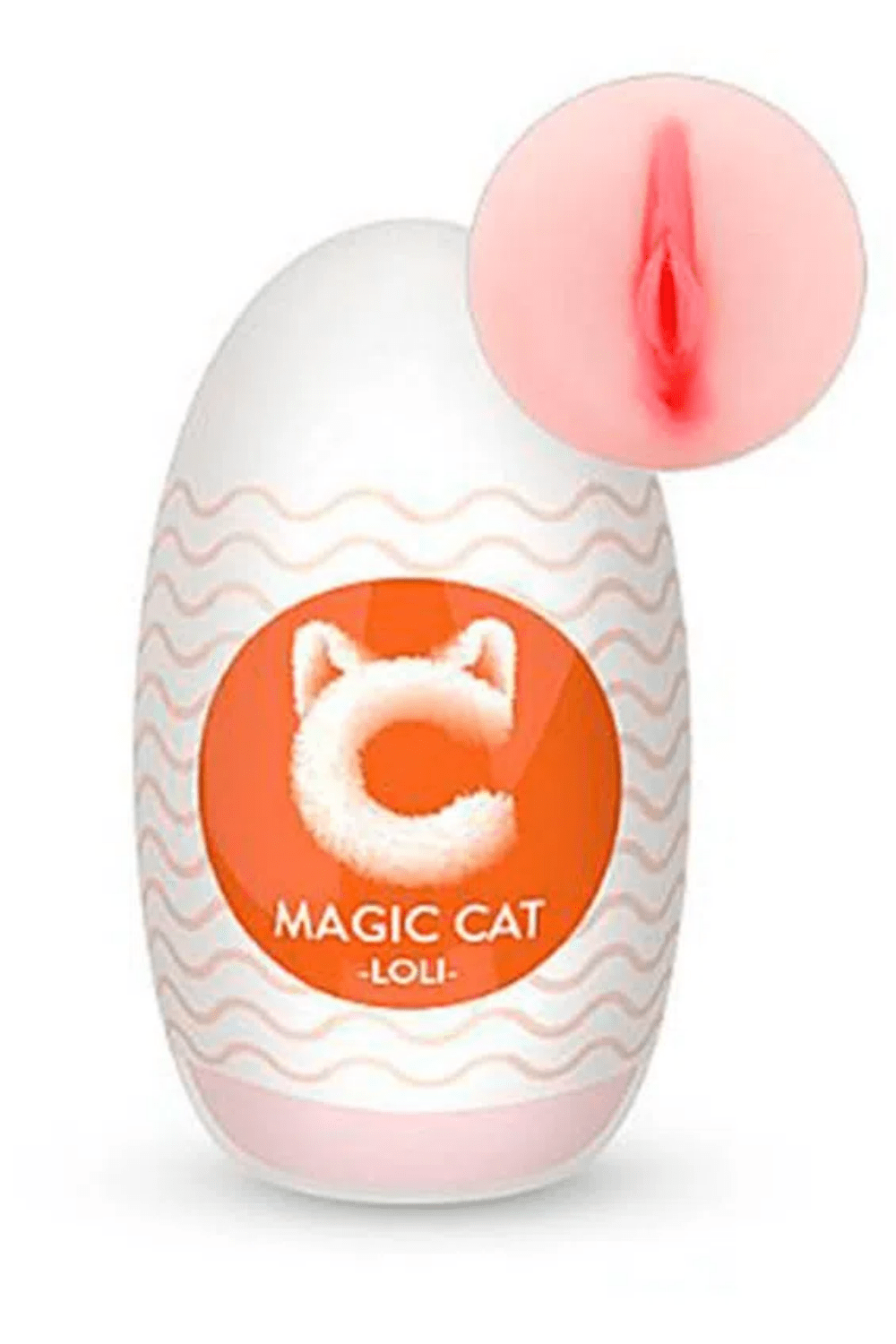 Masturbador EGG em Cyberskin - Magic Cat Loli - Formato Vagina