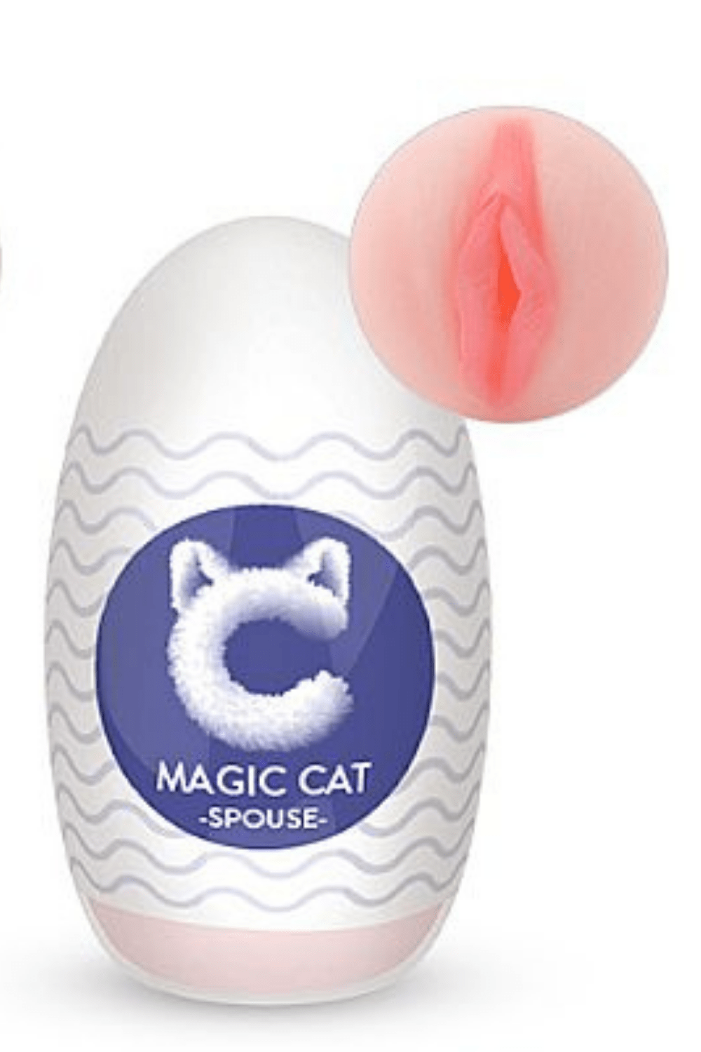 Masturbador EGG em Cyberskin - Magic Cat Spouse - Formato Vagina 